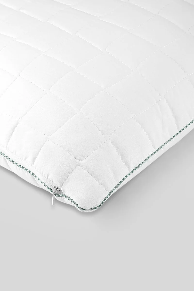 بلونيتي Molden Quilted and Embellished Four Season Pillow 50X70 cm White/green