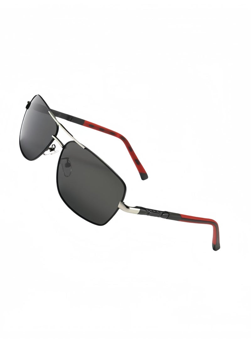 classic polarized sunglasses, lightweight metal frame Aviator men's sunglasses, UV400 protective goggles suitable for daily wear outdoors on desert driving beaches - Image 3