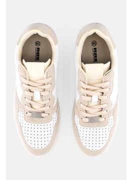 RBX Women Lace Up Outdoor Shoes, White  - Image 3