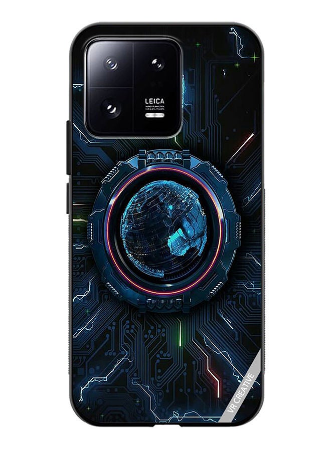 VR CREATIVE Protective Case Cover For Xiaomi 13 Rainmeter Design Design Multicolour - Image 1