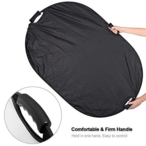 Selens 5-in-1 Oval Reflector with Handle for Photography Photo Studio Lighting & Outdoor Lighting (32 x 48 Inch) - Image 3