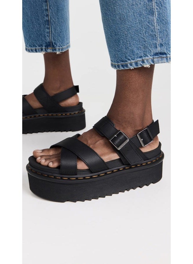 Dr. Martens Voss II Quad Women's Sandals, Black Athena, 39 EU/UK 6 - Image 4