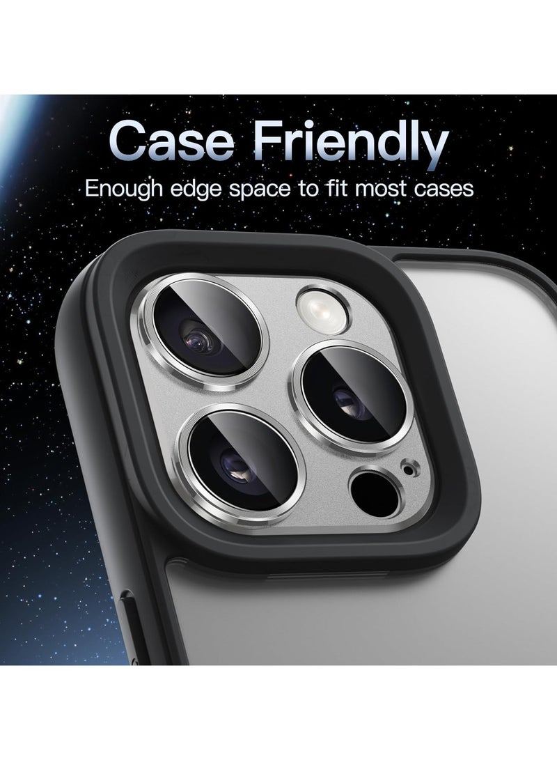 URBBKING Camera Lens Protector for iPhone 15 Pro and iPhone 15 Pro Max White  - Image 4