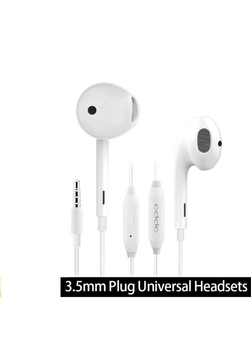 Oppo Earphone With Mic Volume Control For Android Smartphone White - Image 1