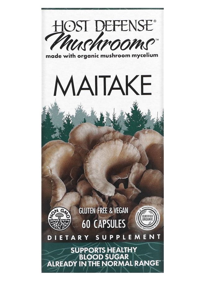 Host Defense Mushrooms Maitake 60 Capsules 