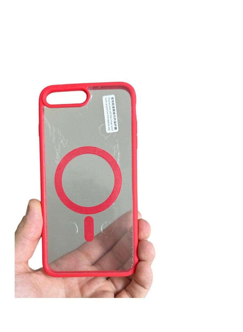 Magsafe Back Cover for iPhone xs max Red  - Image 1