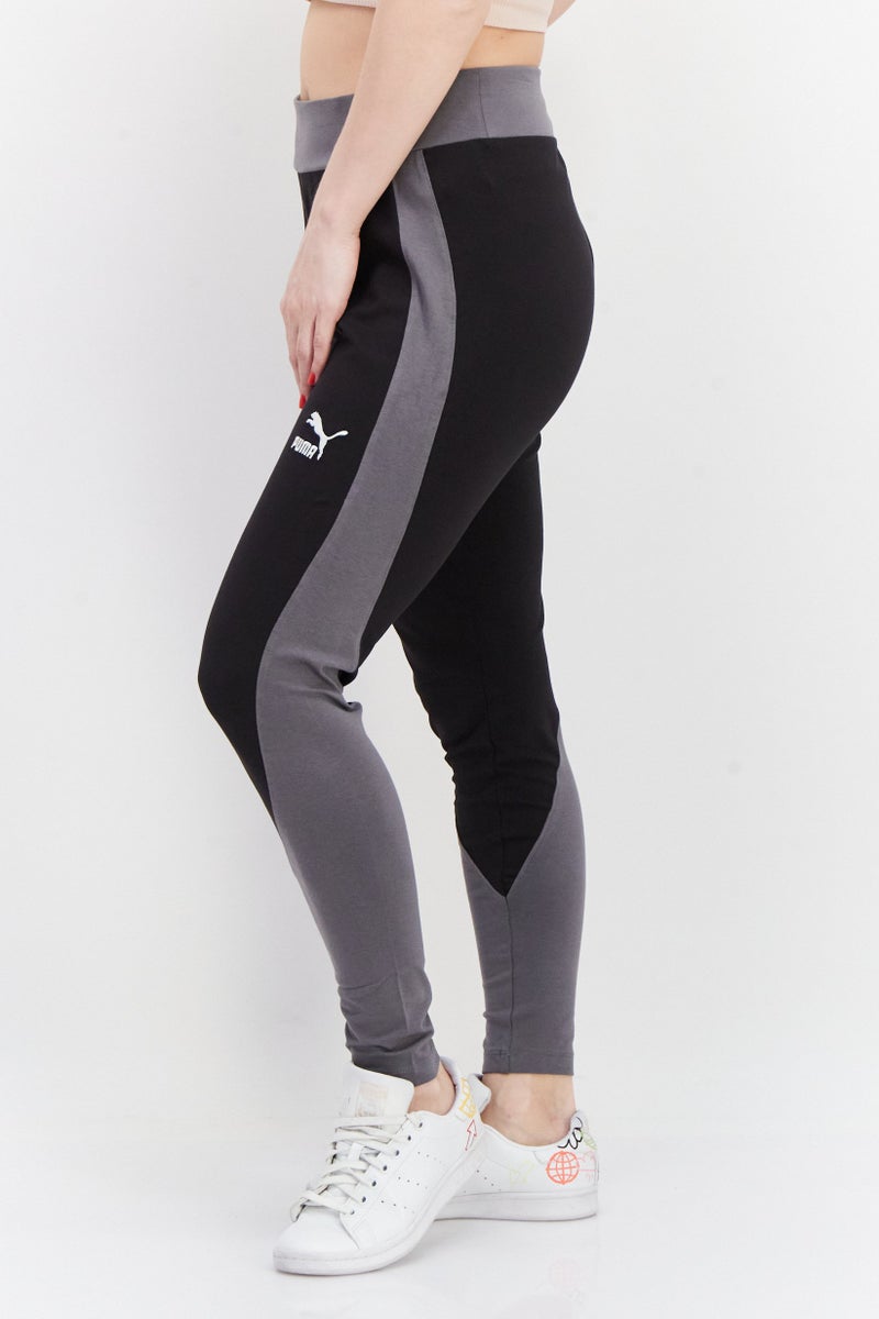PUMA Women Sportswear Fit Brand Logo Training Leggings, Black - Image 2