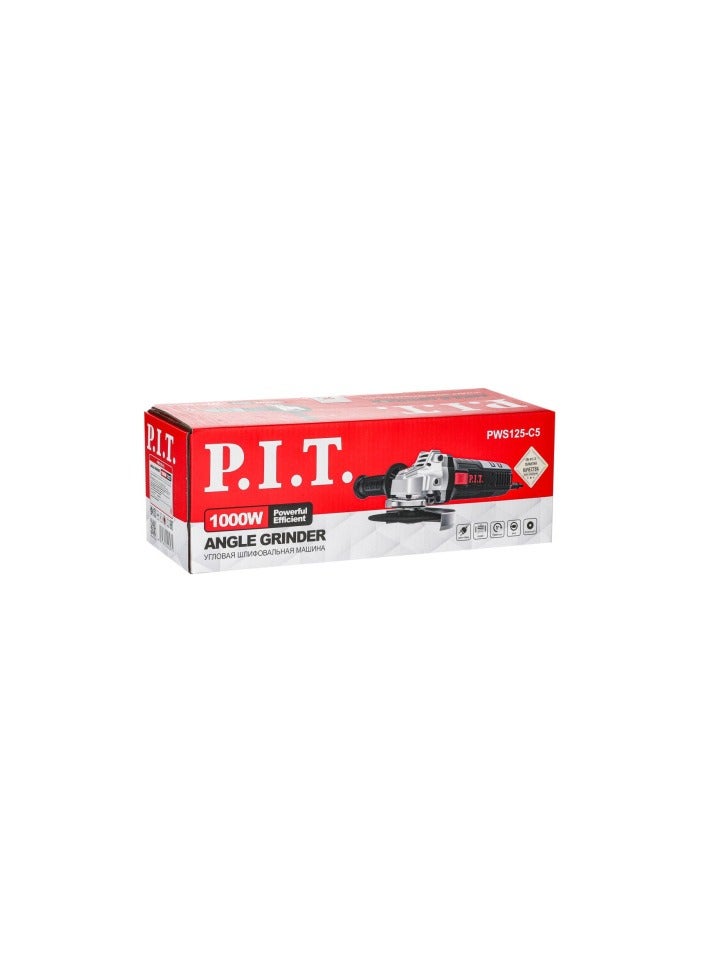 .P.I.T. صاروخ قطع وجلخ كهرباء (5)"  (125) مم (1000) وات /PWS125-C5  - Image 2