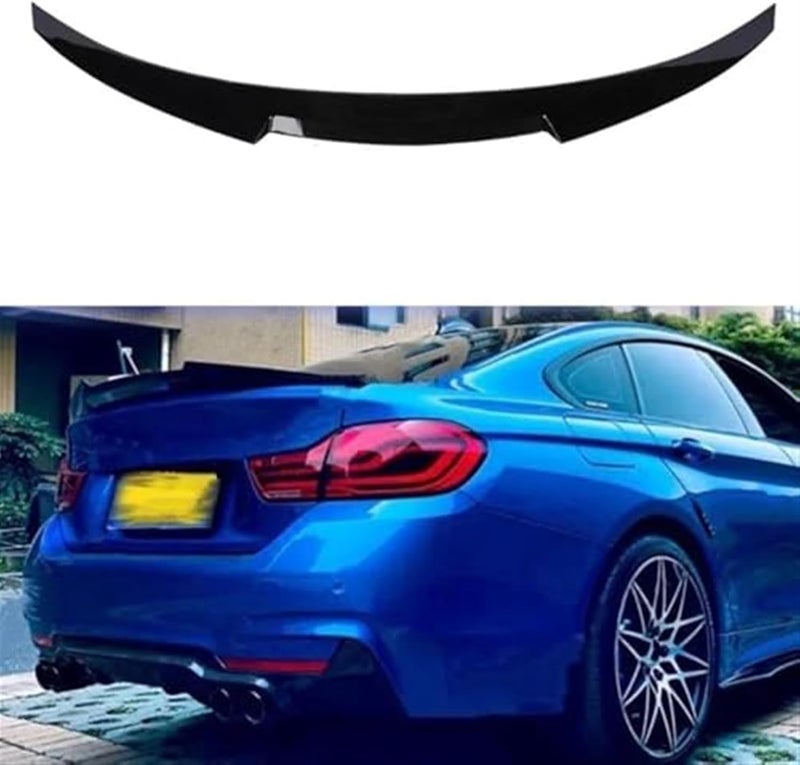 QASULER Carbon Look Rear Bumper Spoiler for BMW 4 Series - Image 3