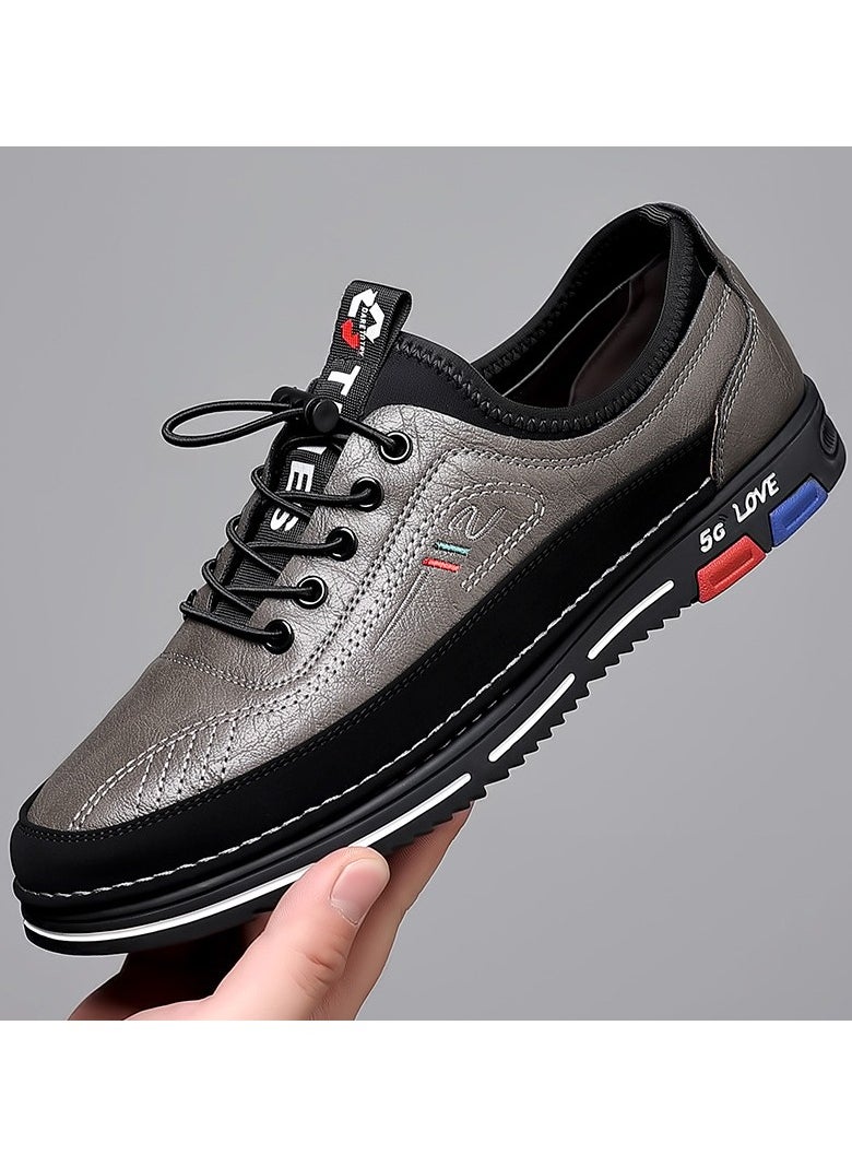 Shougu Versatile Retro Casual Leather Shoes  - Image 1