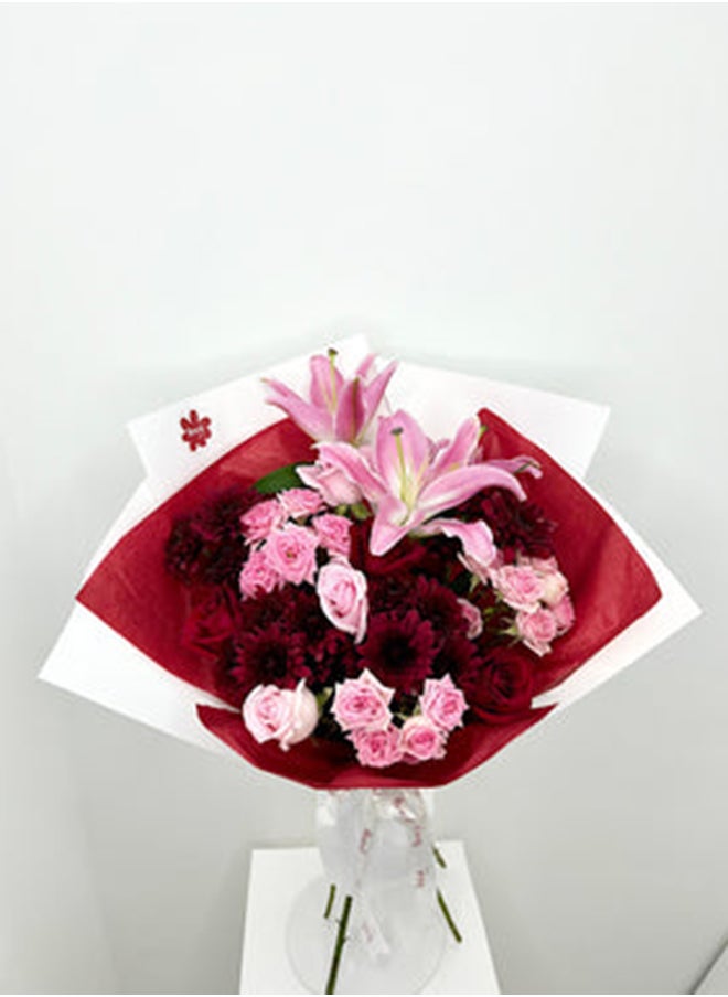 Floral lane Flower Shop Charming Red & Pink Affair 