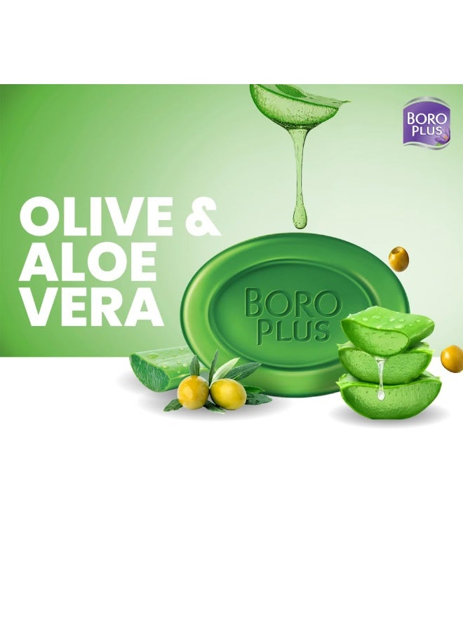 BOROPLUS Glycerine Bathing Bar With Olive & Aloe Vera (125G, pack of 5) - Image 4