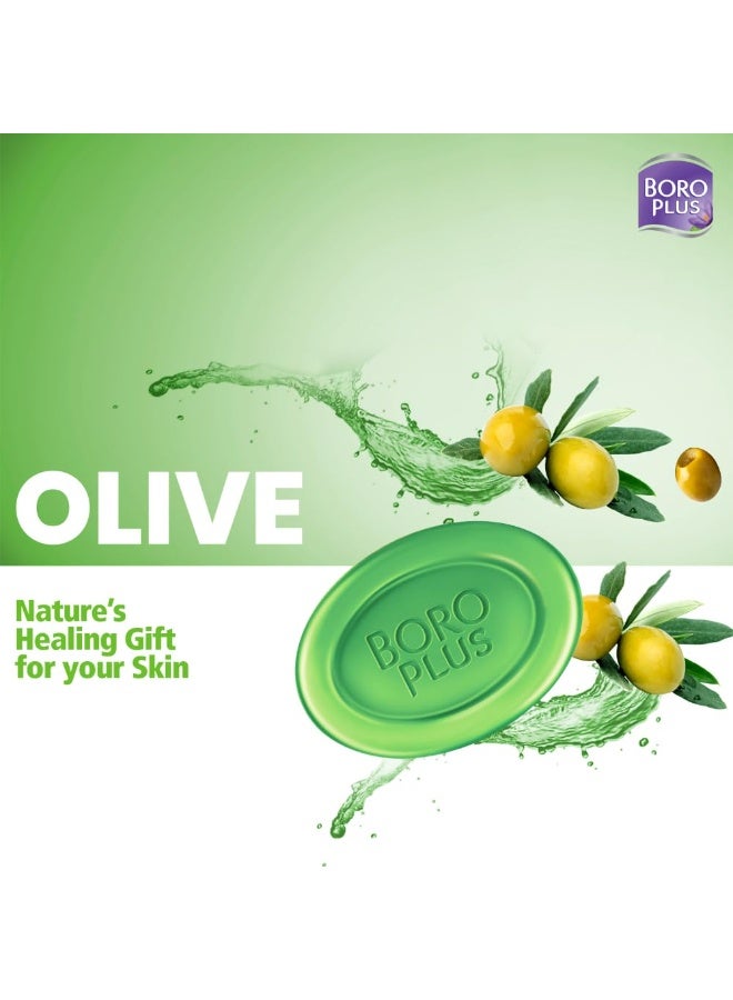 BOROPLUS Glycerine Bathing Bar With Olive & Aloe Vera (125G, pack of 5) - Image 2