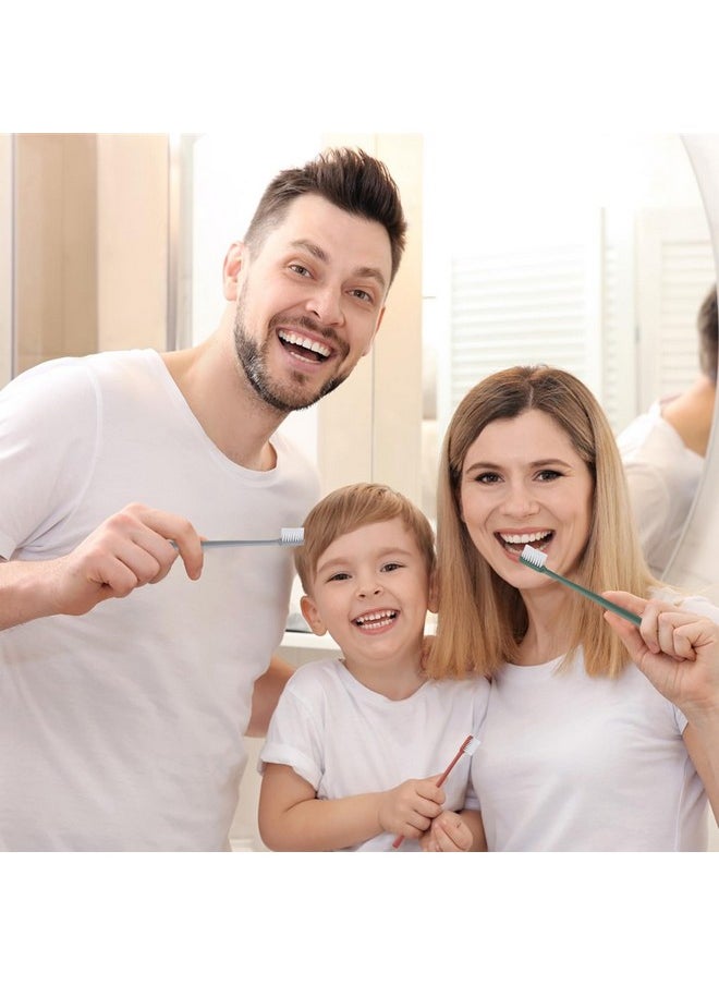 LLHQAMT LLHQAMT Disposable Toothbrush, Toothbrush Bulk, Toothbrush in Bulk, Individually Packaged, 6 Colors, Delicate and Practical, Toothbrush Disposables Suitable for Hotel, Home, Camping, Travel (PACK-60)  - Image 2