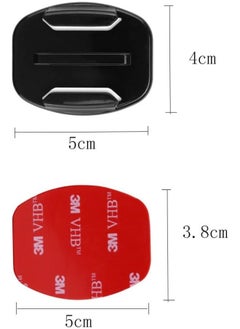 Generic Action Camera Adhesive Pads 2 x Flat Mounts 2 x Curved Mounts with Compatible with GoPro Hero 9 8 7 6 5 4 3+ 3 SJCAM YI Noise Play and Other Action Cameras  - Image 3