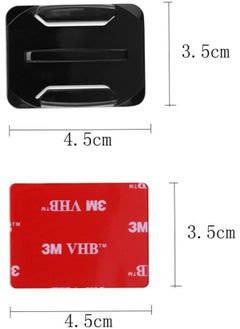 Generic Action Camera Adhesive Pads 2 x Flat Mounts 2 x Curved Mounts with Compatible with GoPro Hero 9 8 7 6 5 4 3+ 3 SJCAM YI Noise Play and Other Action Cameras  - Image 2