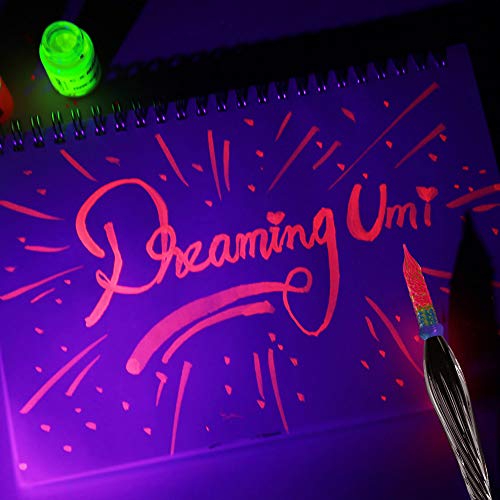 ESSSHOP Glass Dipped Pen Calligraphy Set - 7 Colorful Inks with Fluorescent & Invisible Ink Dip Pen Kit for Writing Signing Drawing Calligraphy Decoration Christmas day gifts - Image 2