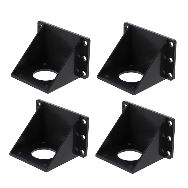 4Pcs Black Plastic Stepper Motor Mounting Bracket For 3D Printer Easy Installation - Image 1