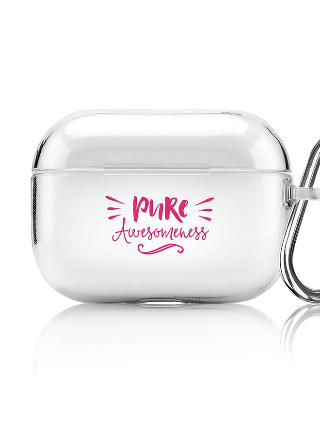 Stylizedd Classic Clear printed Case for Apple AirPods Pro 2nd Generation Thin Transparent Cover [Designed for Apple AirPods Pro 2nd Generation] - Pure Awesomeness - Image 1