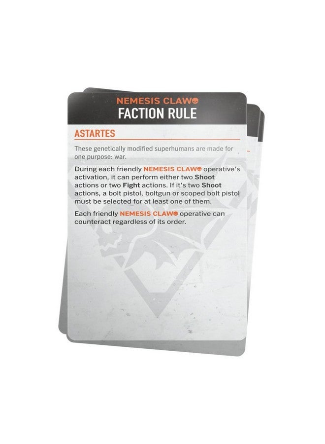 Games Workshop Warhammer 40k: Kill Team: Nemesis Claw Datacards - Image 2