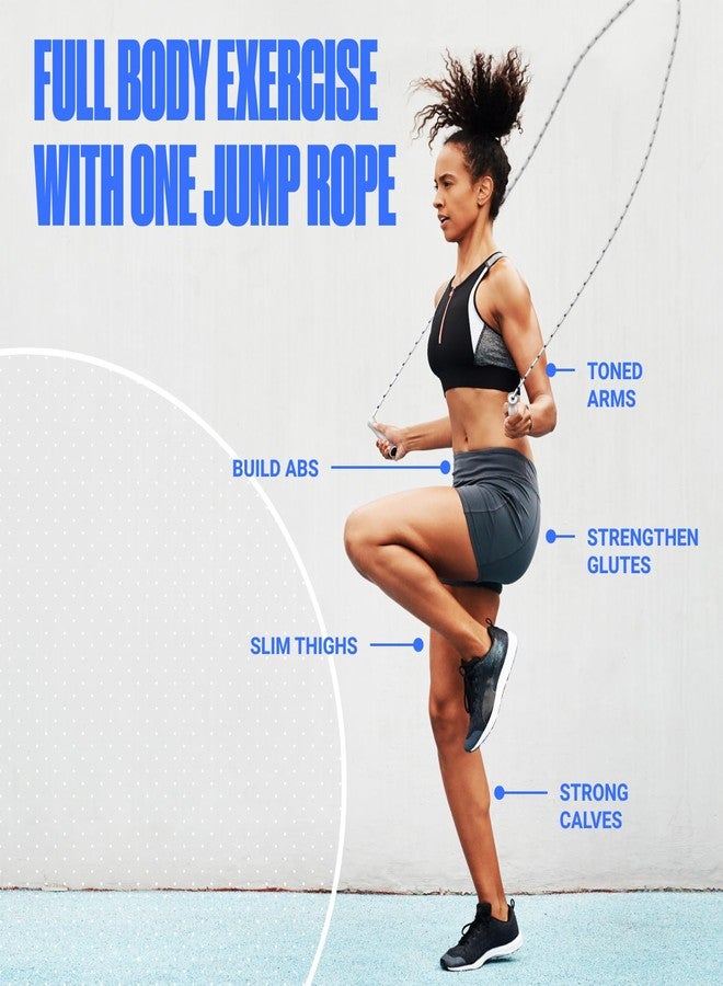 Sportbit Elite Beaded Jump Rope - Adjustable for Kids & Adults, Durable Fitness Skipping Rope for Cardio, Gym, Home & Outdoor Workouts - Image 3