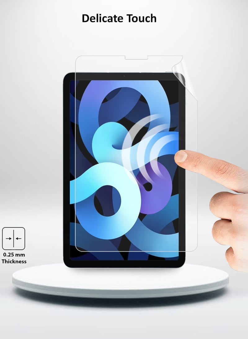 Techie Paper-Like Matte Screen Protector for iPad Air 5/4 10.9-Inch (2022/2020, 5th/4th Gen) – Anti-Glare PET Film with Paper Feel for Drawing, Writing & Sketching - Image 2