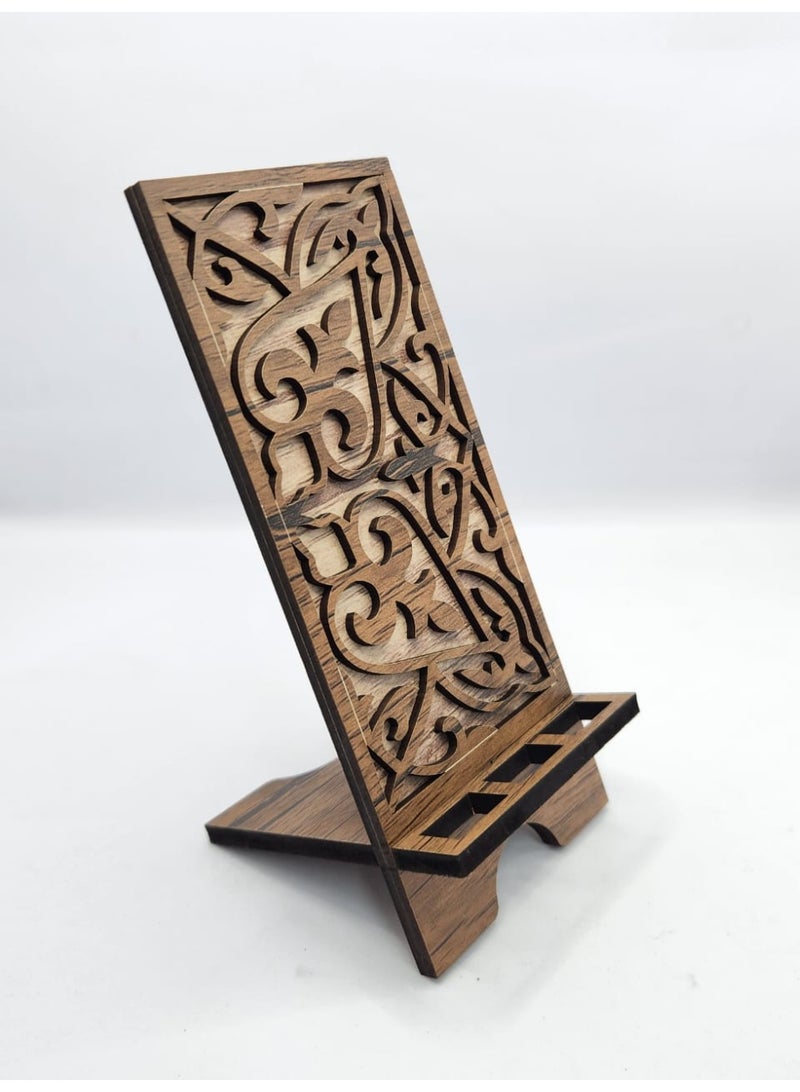 Kipfy Floral Carve  Stand Phone Stand Large  Mobile phone stand – suitable for watching videos, video calls, or hands-free use - Image 1