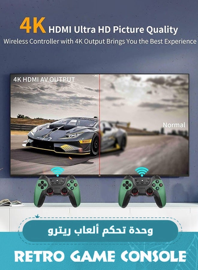 2 Pack Green Wireless Gaming Controller, Dual Vibration Motors, 2.4G Connection Modes, Controller Compatible with PS4/Slim/Pro/PC - Image 3