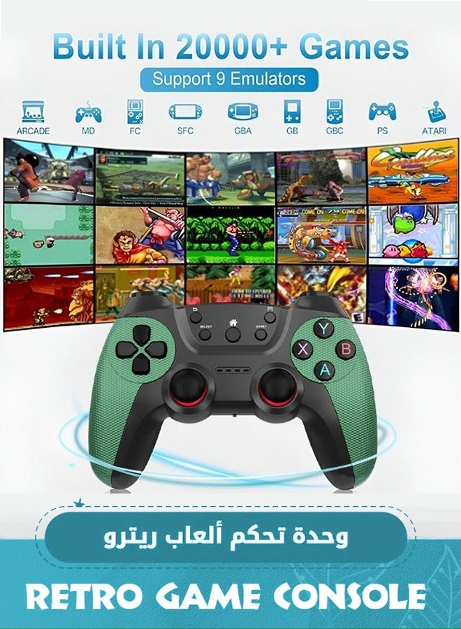 2 Pack Green Wireless Gaming Controller, Dual Vibration Motors, 2.4G Connection Modes, Controller Compatible with PS4/Slim/Pro/PC - Image 5