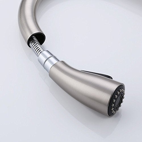 Weirun Kitchen Sink Faucet Pull-Out Spray Head Replacement Part,Kitchen Sink Sprayer Attachment,Brushed Nickel - Image 3