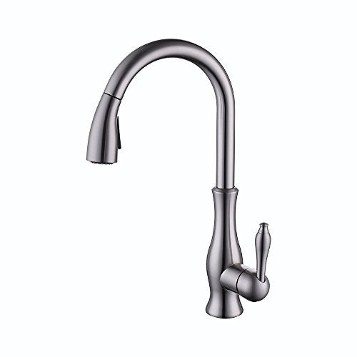 Weirun Kitchen Sink Faucet Pull-Out Spray Head Replacement Part,Kitchen Sink Sprayer Attachment,Brushed Nickel - Image 4