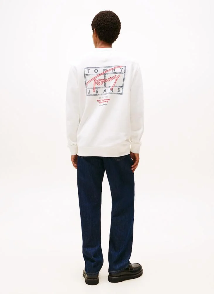 تومي جينز سويت شيرت دي إن إيه بلاي عادي