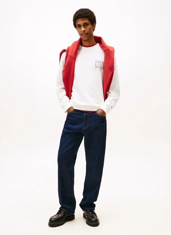 Tommy Jeans  Regular Entry Dna Play Sweatshirt for Men | Best Price UAE