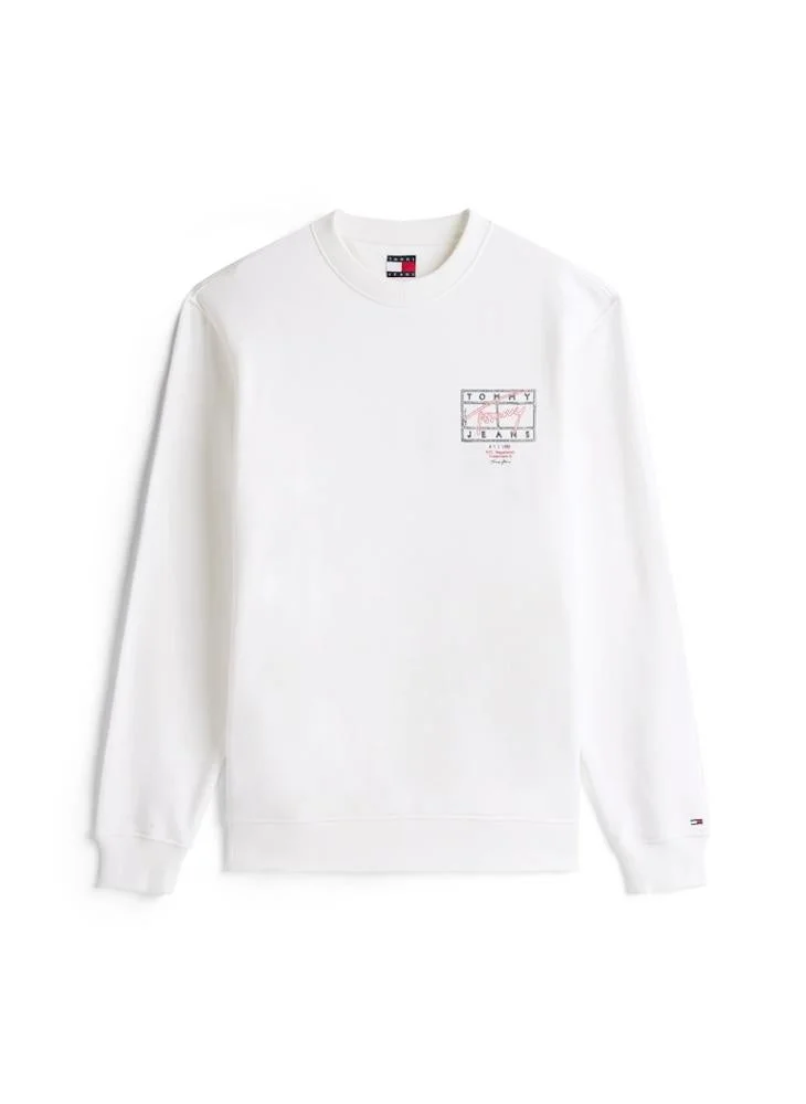 Tommy Jeans  Regular Entry Dna Play Sweatshirt for Men | Best Price UAE