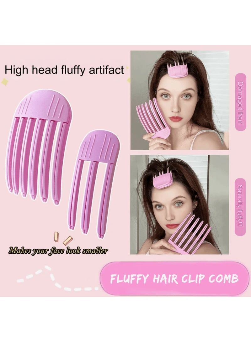 2 Pieces ABS Plastic Hair Root Booster Clip Slouchy Person Hair Volumizer Bangs Fixer Hair Accessory Tool For Year-Round Use Can Also Be Used As A Comb - Image 4