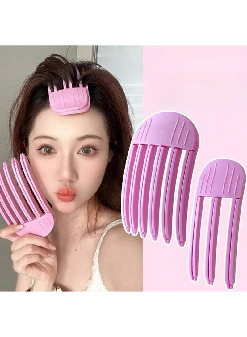 2 Pieces ABS Plastic Hair Root Booster Clip Slouchy Person Hair Volumizer Bangs Fixer Hair Accessory Tool For Year-Round Use Can Also Be Used As A Comb - Image 1