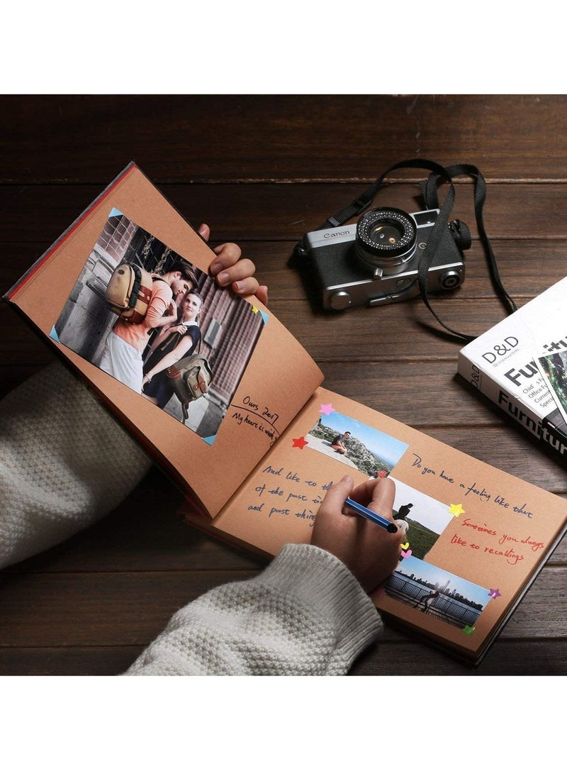 كابتن تيك صندوق تخزين ألبوم الصور ، كتاب مغامراتنا ، سجل قصاصات Pixar Up صناعة يدوية للعائلة قابلة للتوسيع 11.6x7.5 بوصة 80 صفحة مع مجموعة ملحقات - Image 2