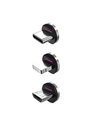 360 Pro Magnetic Connectors Tips - Only Compatible with Statik360 Pro Magnetic Charging Cable - 3-Pack Includes i-Product, Micro USB and USB-C Adapter - Compatible with All Devices - pzsku/Z9CD55774F5C6F0DA57BCZ/45/1743362047/a3b36299-a6f6-4446-af1c-71bad81d5378