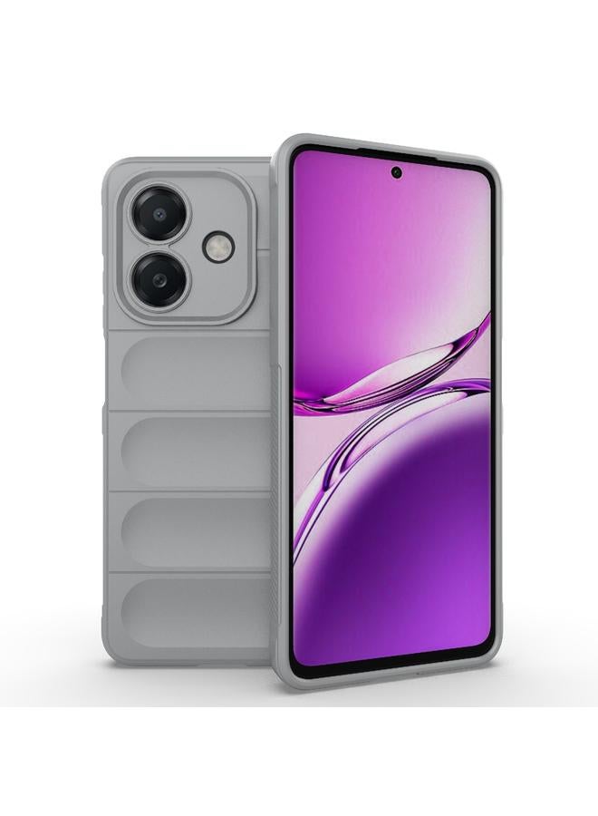 S-TOP Case For OPPO A3X 5G India Magic Shield TPU + Flannel Phone Case - Image 1