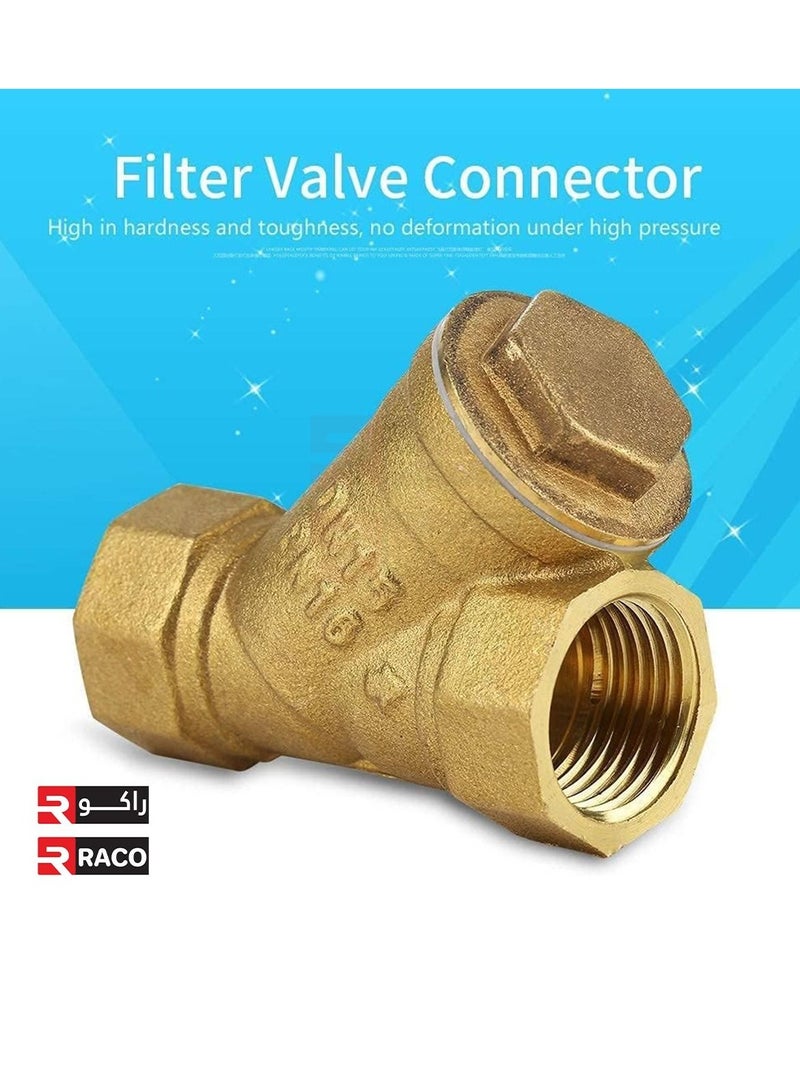 RACO Pegler Y Pattern Brass Strainer Filter Valve Connector Pump Filter for Water Oil Separation - Image 4