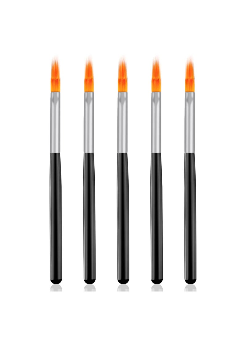 DANNEASY - DANNEASY 5Pcs Ombre Nail Brush Nail Art Brushes Set Nail Ombre Brush Nail Pens Nail Gradient Brush Nail Design Kit Nail Art Tools - Image 1