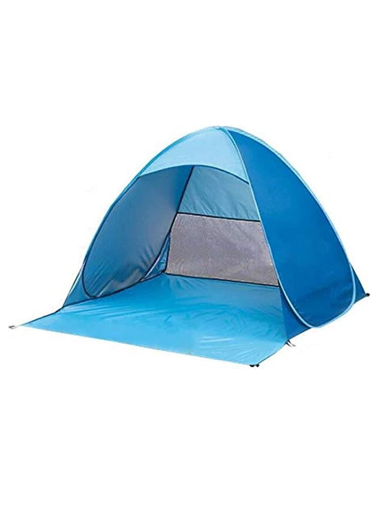 BLOOMING TIME Portable Outdoors Beach Tent Automatic Pop Up Anti UV Beach Tent  - Image 1