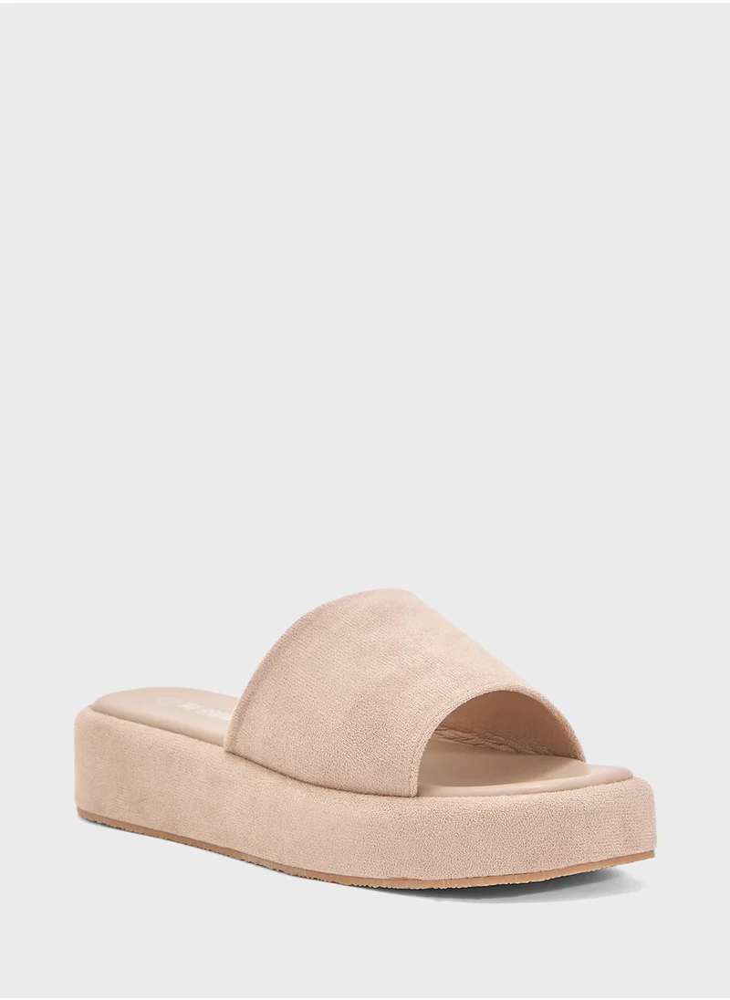 THE BROWN Flatform Slide