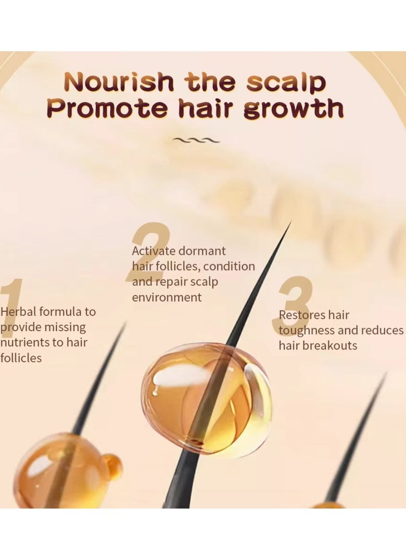 Carthaea 350ml Castor Oil Hair Growth Shampoo for Dry and Damaged Hair Growth and Increase Thickness Anti Hair Loss Shampoo Strengthens Hydrates Prevent Breakage of Hair Castor Oil Shampoo - Image 4