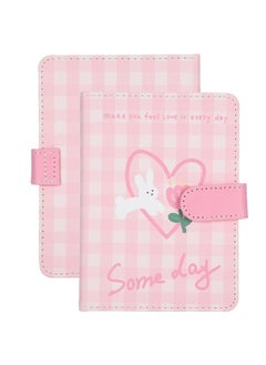 Thoraya 2Sets A6 Magnetic Buckle Notebook Binder Cute Bunny Pattern Daily Record Stationery Journal  - Image 5
