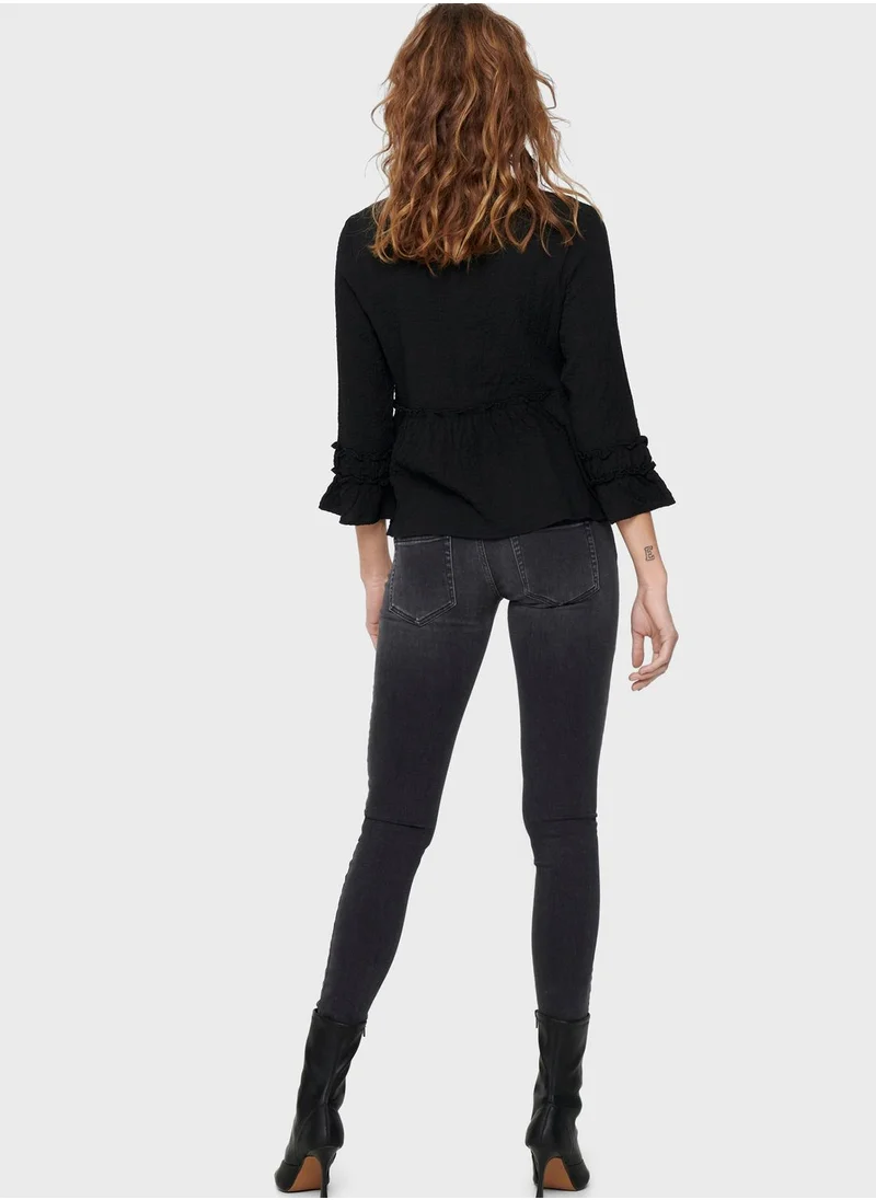 ONLY Flute Sleeve Top