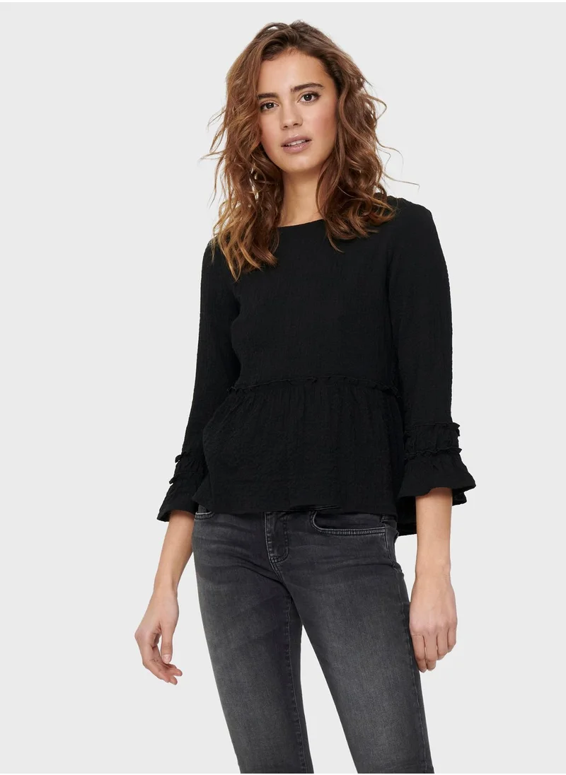 ONLY Flute Sleeve Top