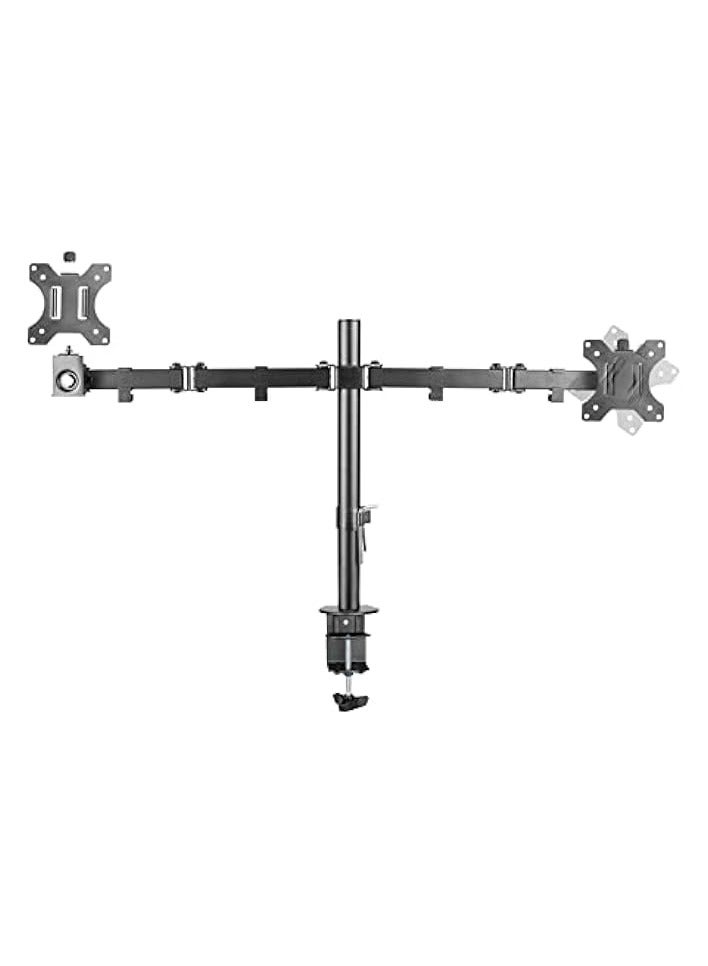 PROMASS Dual Arm Cantilever Desk Monitor Mount for 13" 19" 23" 24" 27" and 32" Monitors - Image 3