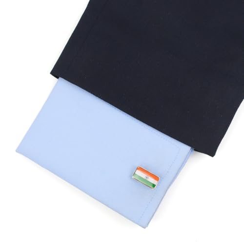 Peluche National Flag Cufflinks for Men - Image 4