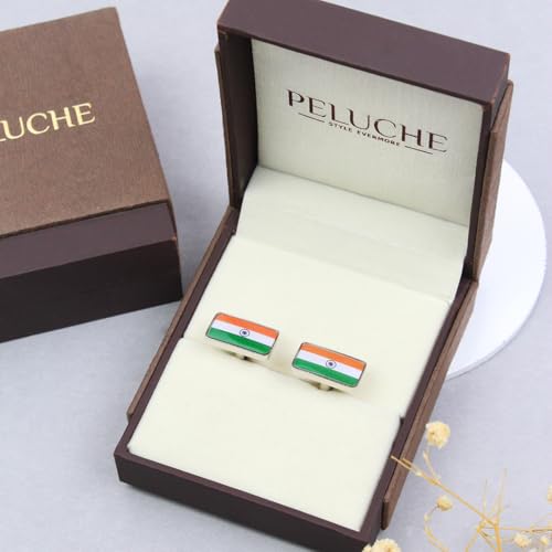 Peluche National Flag Cufflinks for Men - Image 5